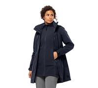 Jack Wolfskin Abrigo Ottawa para mujer, Noche Azul, XS