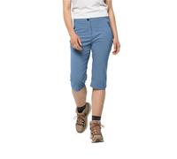 Jack Wolfskin Activate Light Pantalón 3/4 Short, Azul Elemental, 46 Mujer, Azul Elemental, 46