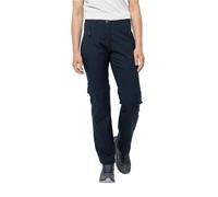 Jack Wolfskin Active Track - Pantalón de Senderismo, Color Azul Noche, Talla 38 para Mujer, Azul Ocuro, 38