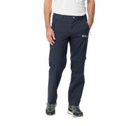 Jack Wolfskin - Active Track Zip off M, pantalones de exterior para hombre, azul oscuro, 50