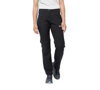 Jack Wolfskin Active Track Zip Off Pants W Pantalones para Senderismo, Negro, 40 para Mujer