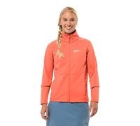 Jack Wolfskin Alpgrat FZ W Chaqueta de Forro Polar, Naranja Digital, S para Mujer