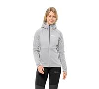 Jack Wolfskin Alpgrat Pro Ins FZ W Chaqueta de Forro Polar, Gris Fresco, XS para Mujer