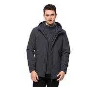 Jack Wolfskin Altenberg 3 In1 Chaqueta, Ebony, 3XL para hombre