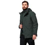 Jack Wolfskin Altenberg - Chaqueta 3 en 1, color negro oliva 3XL para hombre, oliva-negro, XXXL