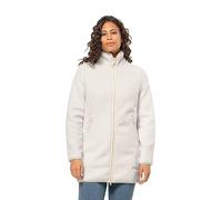 Jack Wolfskin Alto Curl Coat W Chaqueta de Forro Polar, Algodón Blanco, M para Mujer