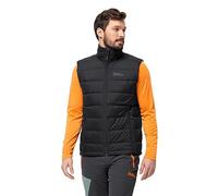 Jack Wolfskin Ather Down Vest M Chaleco de plumón, Negro, XXL para Hombre