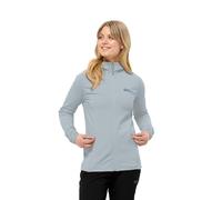 Jack Wolfskin Baiselberg Hooded FZ W Chaqueta de Forro Polar, Azul Suave, S para Mujer