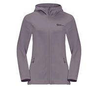 Jack Wolfskin Baiselberg Hooded FZ W Chaqueta, Flores Silvestres, L para Mujer