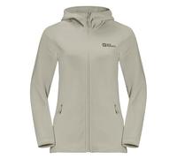 Jack Wolfskin Baiselberg Hooded FZ W Chaqueta, marrón, S para Mujer