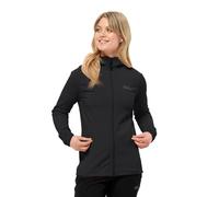 Jack Wolfskin - BAISELBERG HOODED FZ W, Chaqueta Mujer, black,