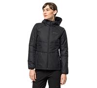 Jack Wolfskin Bergland Abrigo de Vestir, Negro, XXL para Mujer