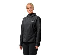 Jack Wolfskin Bornberg - Sudadera con capucha con capucha, color negro, m para mujer, Negro, M