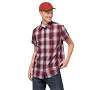 Jack Wolfskin Camisa de Chile Caliente para Hombre M, Cuadros de Pimienta Mexicana, XXL