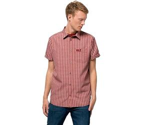 Jack Wolfskin Camisa Hombre El Dorado Chemise, Cuadros de Pimienta Mexicana, L