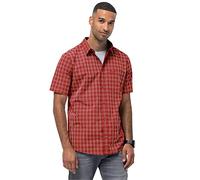 Jack Wolfskin Camisa Hot Springs Hombre M, Cuadros de Pimienta Mexicana, S