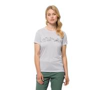 Jack Wolfskin Camiseta de Manga Corta para Mujer Crosstrail Graphic T W