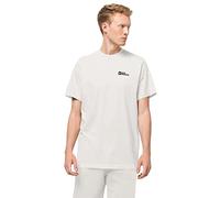 Jack Wolfskin Camiseta Essential para Hombre, Blanco, S