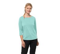 Jack Wolfskin Camiseta Jwp 3/4 T W de Manga Corta para Mujer, Fresh Ice, XXL, Hielo Fresco, XXL