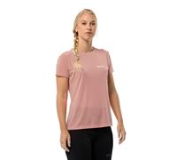 Jack Wolfskin Camiseta Vonnan S/S T W para Mujer, Rose Dawn, L