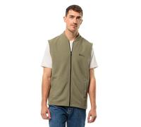 Jack Wolfskin Chaleco de forro polar para hombre Light Curl Vest M, Bay Leaf, XXL, Bay Leaf, XXL