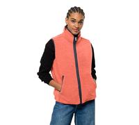 Jack Wolfskin Chaleco de Rizo Alto W, Ámbar cálido, Large para Mujer
