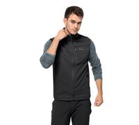 Jack Wolfskin Chaleco para Hombre Highest Peak Vest M, Negro, L