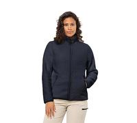 Jack Wolfskin - Chaqueta de forro polar para mujer, azul ocuro, L