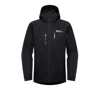 JACK WOLFSKIN Chaqueta de montaña 'Jasper' negro / blanco XL negro / blanco