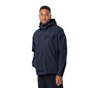 Jack Wolfskin Chaqueta de Viento Desert para Hombre M Windbreaker, Azul Noche, XL, Noche Azul, XL