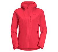 Jack Wolfskin Chaqueta Go Hike para mujer, Mujer, Chaqueta, 1113971, Tulipán rojo., XS