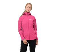 Jack Wolfskin Chaqueta Go Hike Softshell W para Mujer, Color Rosa Cameo, L, Rosa Cameo, L