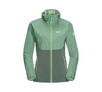 Jack Wolfskin Chaqueta Go Hike Softshell W para mujer, Verde seto, XS