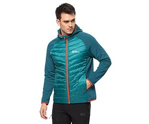 Jack Wolfskin Chaqueta híbrida Routeburn Pro para hombre, color azul, 3XL