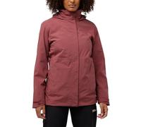 Jack Wolfskin Chaqueta Rotwand 3 en 1 para mujer Rojo Ocre S