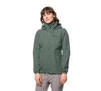 Jack Wolfskin Chaqueta Stormy Point para mujer W, verde (Hedge Green), XXL