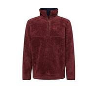 Jack Wolfskin, Chilly Walk Pullover, Sudadera con Cremallera, Rojo Cordovado, M, Hombre