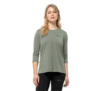 Jack Wolfskin Crosstrail 3/4 T W Camiseta, Hoja De Menta, XS para Mujer
