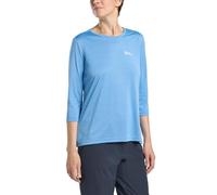 Jack Wolfskin Crosstrail 3/4 T W Camiseta, Mediados Azul, Extra-Small Mujeres