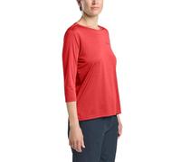 Jack Wolfskin Crosstrail 3/4 T W T-Shirt, Rojo Brillante, m Mujer, Rojo Vivo, M
