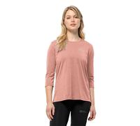 Jack Wolfskin Crosstrail 3/4 T W T-Shirt, Rosa Dawn, L Mujer, Rosa Dawn., L
