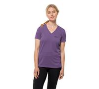 Jack Wolfskin Crosstrail T para Mujer T-Shirt, Ultravioleta, XS, Ultravioleta, XS