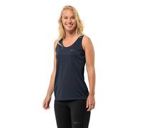 Jack Wolfskin Crosstrail Tank W Camiseta, Azul Ocuro, L para Mujer