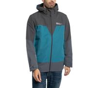 Jack Wolfskin de los hombres Chaqueta DNA Tundra 3 en 1, Azul