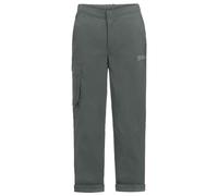 Jack Wolfskin Desert Pants K Pantalones de Senderismo, Pizarra/Verde, 128 Unisex Niños y Niños, Pizarra/Verde, 128 cm