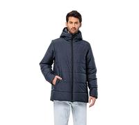 Jack Wolfskin Deutzer Long Jkt M Chaqueta, Azul Noche, S Hombre, azul oscuro, S