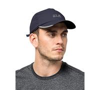 Jack Wolfskin Eagle Peak Gorra de béisbol, Gris, Talla única