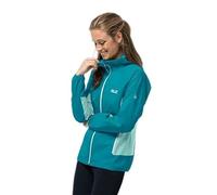 Jack Wolfskin, Eagle Peak Ii, Chaqueta A Prueba De Viento Softshell, Cian Oscuro, L, Mujer