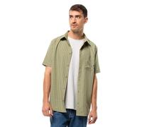Jack Wolfskin El Dorado - Camiseta para Hombre, diseño de Bay Leaf Check, Bay Leaf Check, S