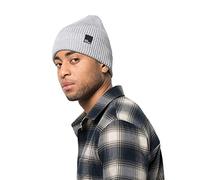 Jack Wolfskin Essential Beanie Boina, Gris, Talla única Unisex Adulto